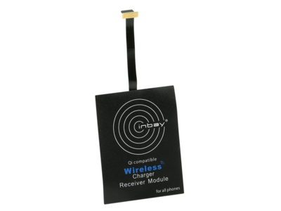 INBAY® universal induktiver Qi-Ladeempfänger USB oben