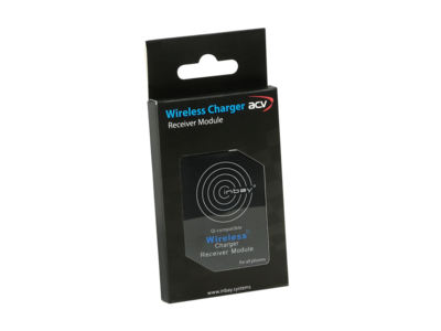 INBAY® universal induktiver Qi-Ladeempfänger USB oben