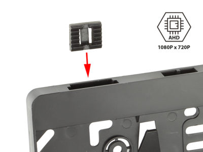 Rückfahrkamera AHD universal Kennzeichenhalter EU