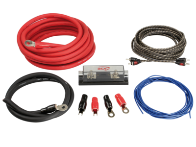 Kabel Kit Endstufe Strom 5m 35mm² / 5m Cinch / 150A ANL