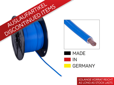 Stromkabel FLY 4,00 mm² blau Spule 50 m