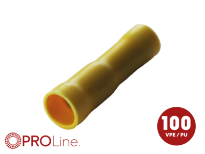 Rundsteckhülse 4,0mm²-6,0mm²/4,9mm gelb ST 100 Stück