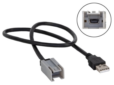 USB Adapter universal Mini-USB grau>USB-A lose