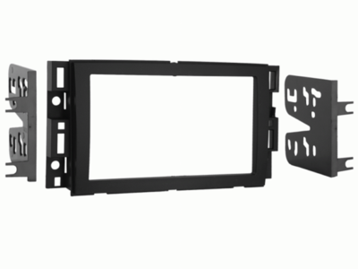 2-DIN Radioblende GM diverse Fahrzeuge schwarz
