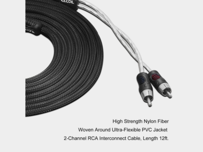 Recoil Premium OFC Cinch Kabel 2 Kanal 360cm