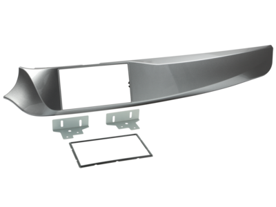 2-DIN Radioblende Alfa Romeo Guiletta 05/2010-10/2013 silber