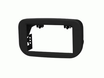 2-DIN Radioblende Ford Transit(FD) 06/2019-2024 schwarz matt