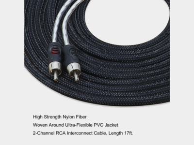 Recoil Premium OFC Cinch Kabel 2 Kanal 510cm