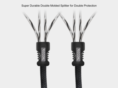 Recoil Premium OFC Cinch Kabel 4 Kanal 600cm