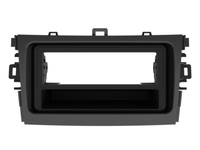 1-DIN Radioblende mit Fach Toyota Corolla 2009-2013 schwarz