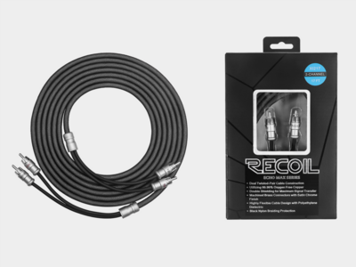 Recoil Echo Max Premium OFC Cinch Kabel 2 Kanal 360cm