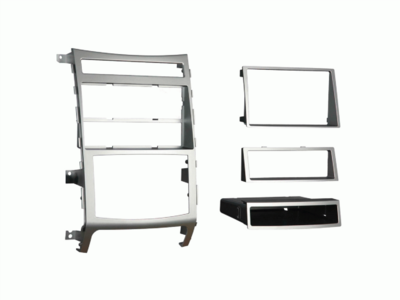 2-DIN Radioblende mit Fach Hyundai Veracruz/ix55 silber