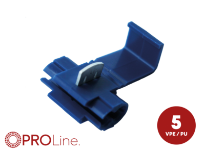 Abzweigverbinder 1,0mm²-2,5mm² blau OT 5 Stück