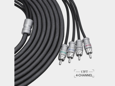 Recoil Echo Max Premium OFC Cinch Kabel 4 Kanal 510cm