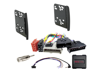 2-DIN Kit Ford Fahrzeuge schwarz 8Pin/8Pin/17Pin LFB/Antenne