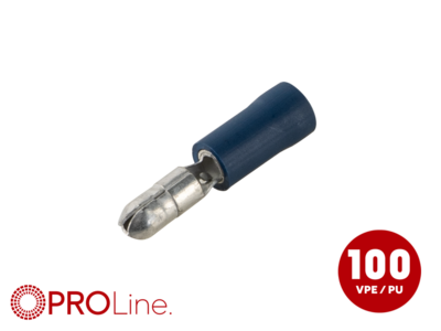 Rundstecker 1,5mm²-2,5mm²/4,0mm blau>rot ST 100 Stück