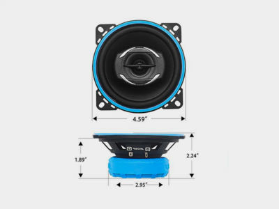 Lautsprecher Coaxial Recoil Echo 2-Wege 100mm/25W RMS