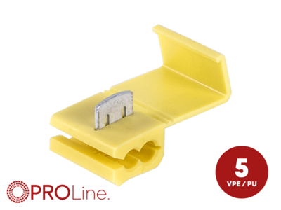 Abzweigverbinder 4,0mm²-6,0mm² gelb OT 5 Stück