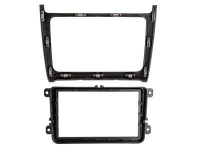 2-DIN Radioblende VW Polo 04/2014-07/2017 Klavierlack