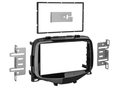 2-DIN Radioblende Citroën C1/Peugeot 108/Toyota Aygo(AB1)