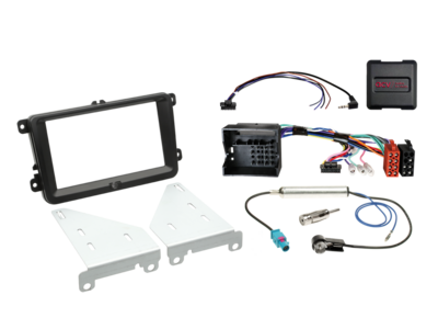 2-DIN Kit Seat/Skoda/VW Fahrzeuge LFB/Antenne schwarz