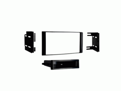 2-DIN Radioblende mit Fach Nissan Micra/Note/Versa schwarz
