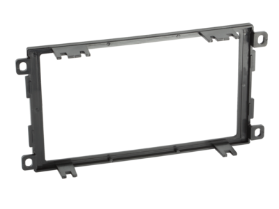2-DIN Radioblende GM/Isuzu/Honda/Suzuki/Toyota schwarz