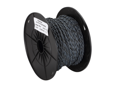 Lautsprecherkabel verdrillt 2x0.75mm² grau/grau-schwarz 100m
