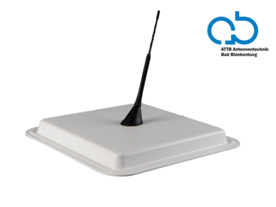Antennenmontageträger 380mmx380mmx34mm GFK