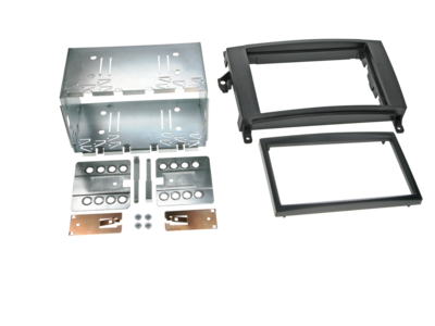 2-DIN Radioblende Mercedes diverse Fahrzeuge schwarz