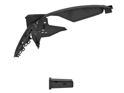 2-DIN Radioblende mit Fach Ford Transit V363 2014-2019
