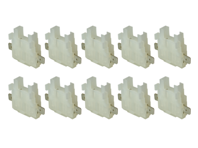 Sicherungshalter ATC / Flachstecker(m) 6,3mm Block 10 Stück