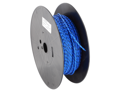 Lautsprecherkabel verdrillt 2x1.50mm² blau/blau-schwarz 100m