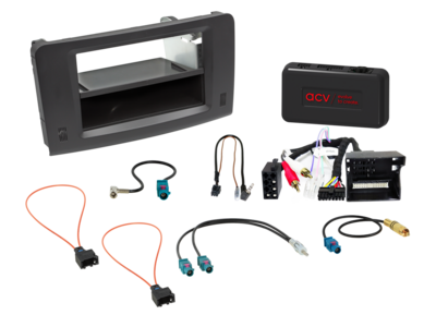 2-DIN Kit mit Fach Mercedes M-Klasse/GL-Klasse LFB/Amp