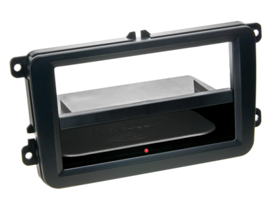 2-DIN Radioblende INBAY® Seat/Skoda/VW schwarz