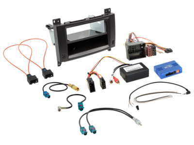 2-DIN Kit mit Fach Mercedes Vito/Viano 42a LFB/Antenne/Amp