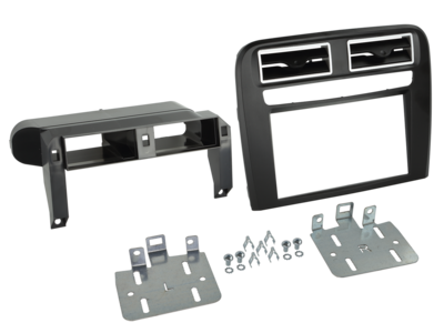 2-DIN Radioblende Fiat Grande Punto 2005-2010 schwarz