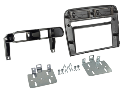 2-DIN Radioblende Fiat Grande Punto 2005-2010 schwarz