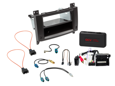 2-DIN Kit mit Fach Mercedes A-Klasse/B-Klasse LFB/Amp