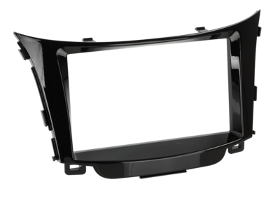 2-DIN Radioblende Hyundai i30(GD/GDH) 2012-2017 Klavierlack