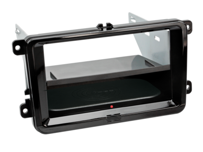 2-DIN Radioblende INBAY® Seat/Skoda/VW Klavierlack schwarz