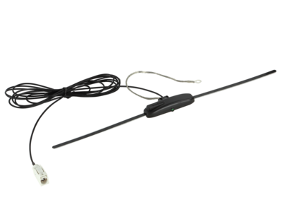 Glasklebeantenne AM/FM Fakra B(f) 12V Phantom