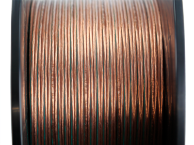 Lautsprecherkabel 2x1,50 mm transparent/mint 200m