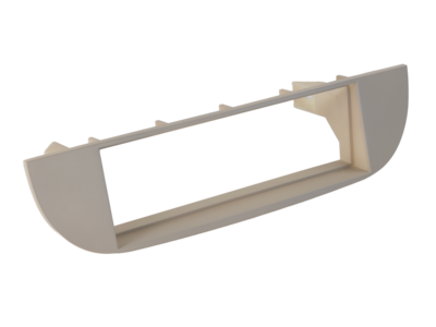 1-DIN Radioblende Fiat 500 10/2007-07/2015 beige lose
