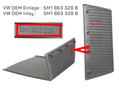 INBAY® Ablage VW Tiguan I (5N) / Golf Plus (1KP) 10W