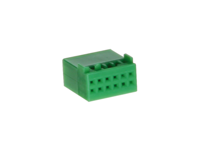 Zusatzstecker Quadlock (Für Artikel 321026) 12 polig  grün