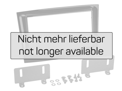 2-DIN Radioblende Fiat Dobló 01/2015-06/2022 Klavierlack