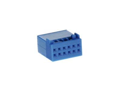 Zusatzstecker Quadlock (Für Artikel 321026) 12 polig  blau