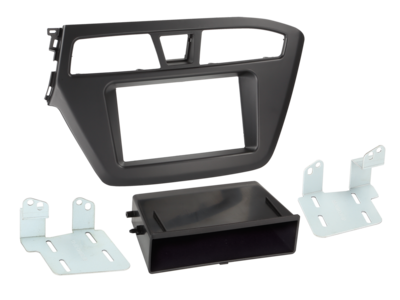 2-DIN Radioblende mit Fach Hyundai I20 12/2014-09/2020