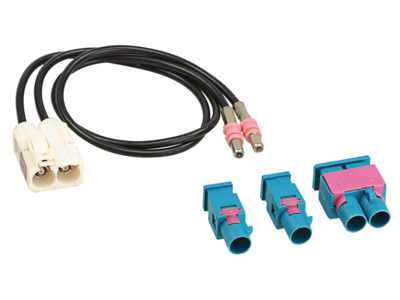 Antennenadapter Fakra(m)(Set)>Fakra B(f)(doppel) lose